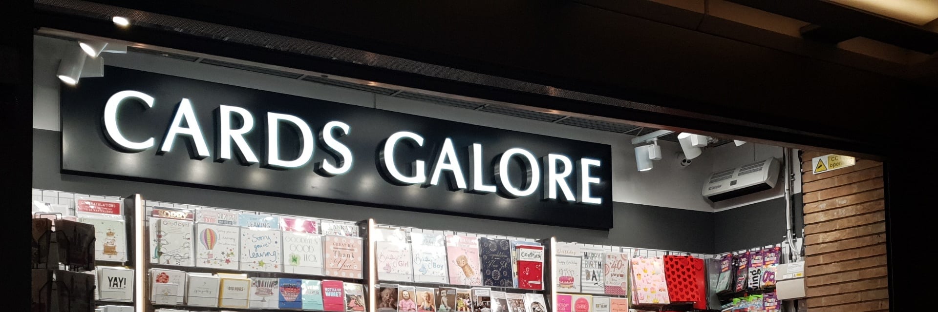 Cards Galore Signage